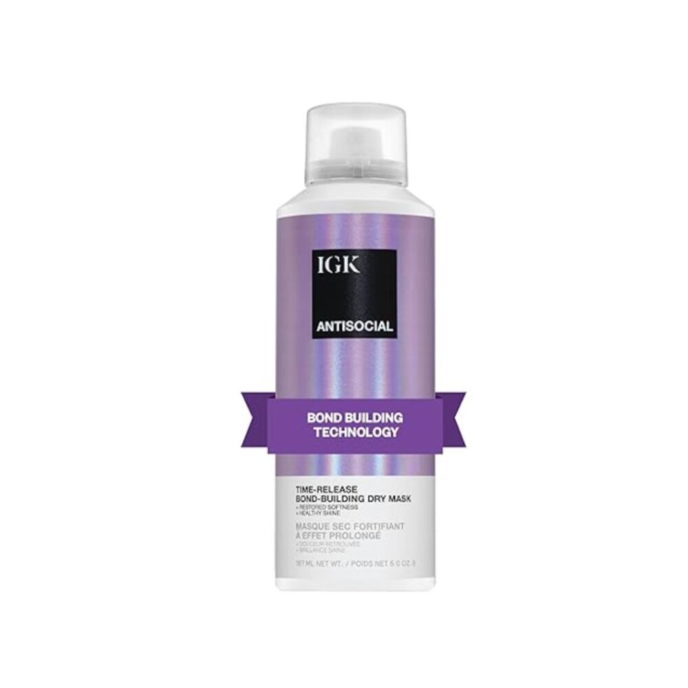 IGK ANTISOCIAL Overnight Bond-Building Dry Hair Mask